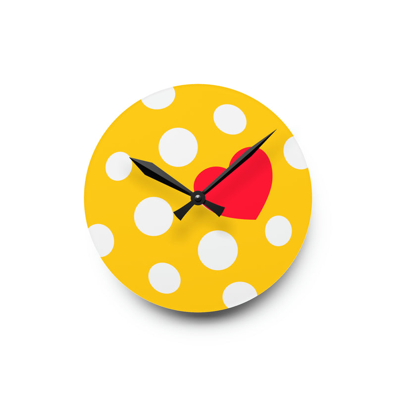 Pickleball Clock Acrylic Wall Clock