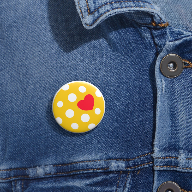 Pickleball Love Pin Button