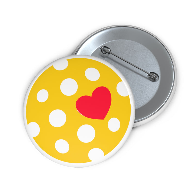 Pickleball Love Pin Button