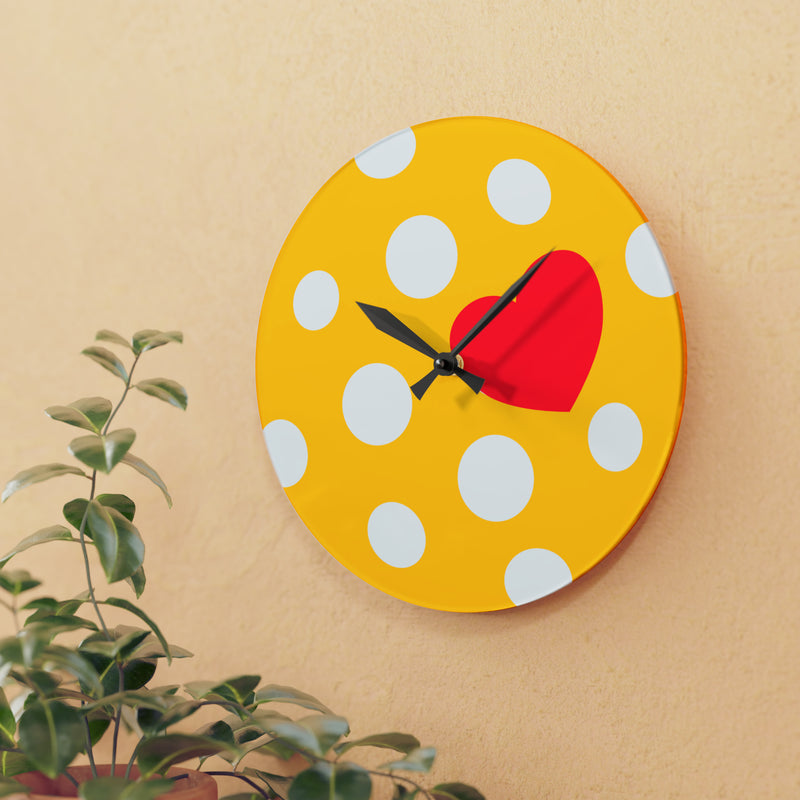 Pickleball Clock Acrylic Wall Clock