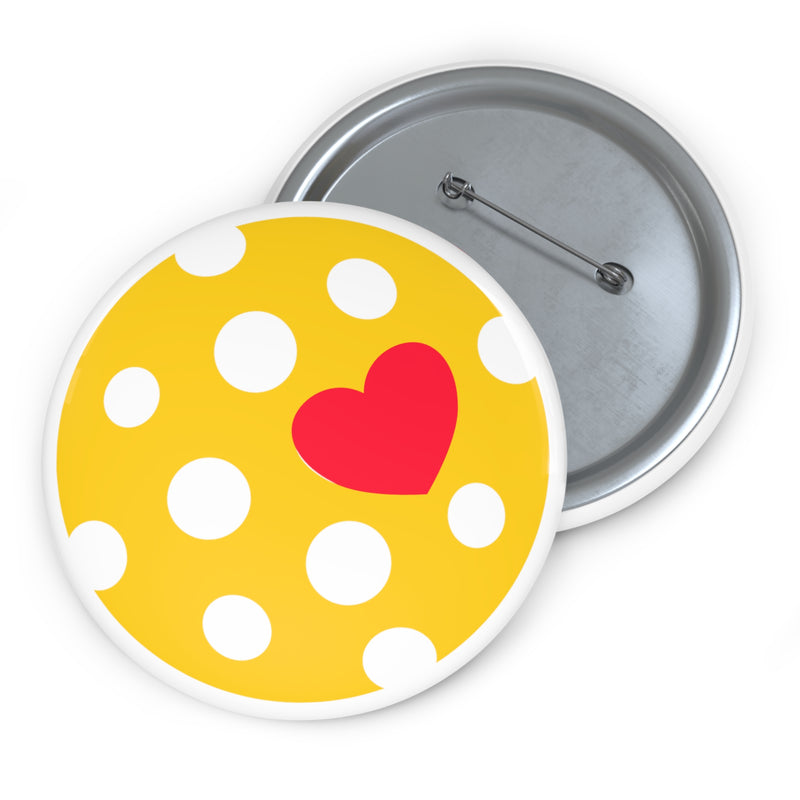 Pickleball Love Pin Button