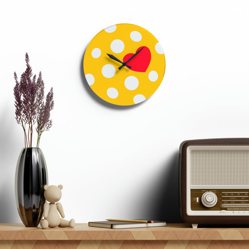 Pickleball Clock Acrylic Wall Clock