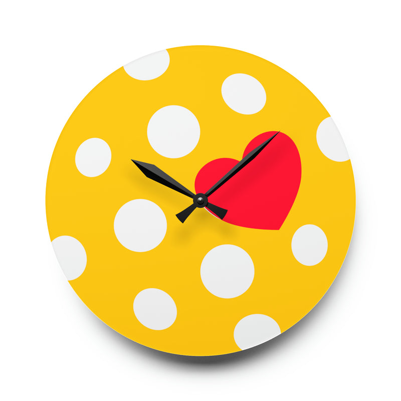 Pickleball Clock Acrylic Wall Clock