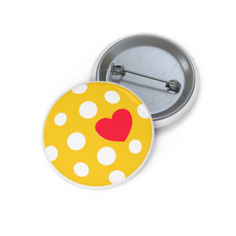 Pickleball Love Pin Button