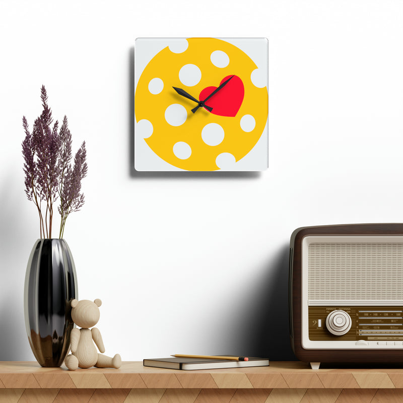 Pickleball Clock Acrylic Wall Clock