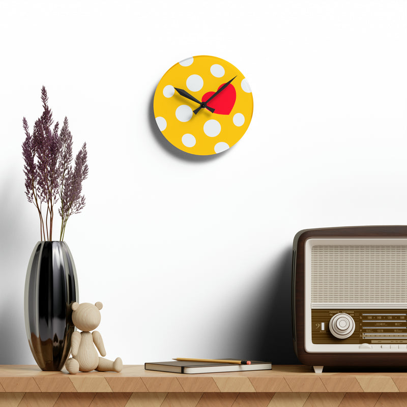 Pickleball Clock Acrylic Wall Clock