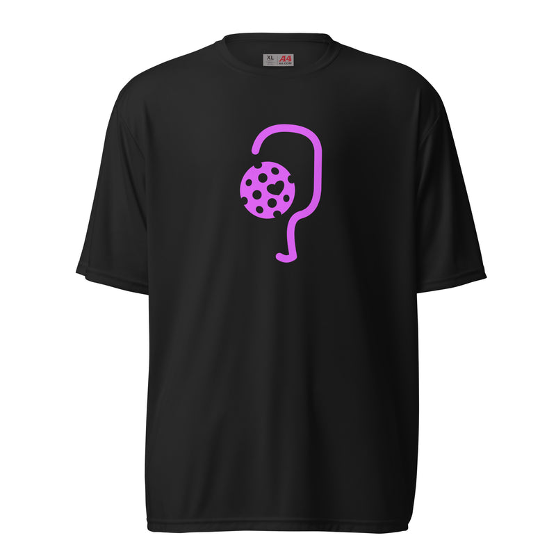 Pickleball Logo Unisex Performance Crew Neck T-Shirt