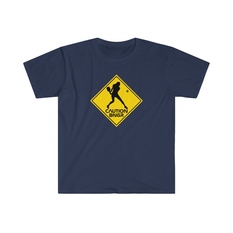 Caution BNGR Pickleball T-Shirt | Unisex Softstyle T-Shirt