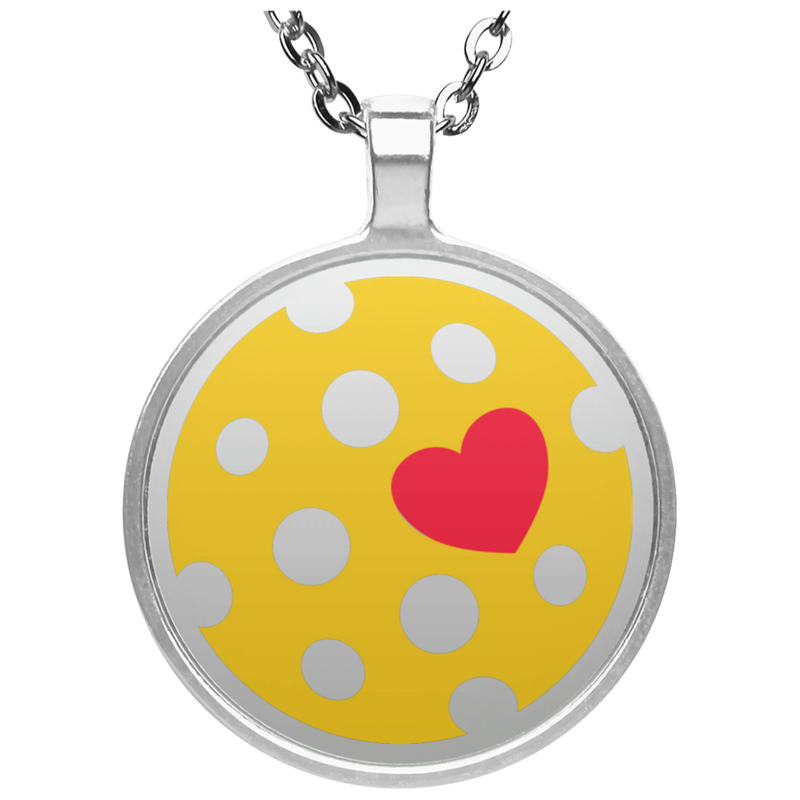 Pickleball Love Necklace | Pickleball Love Pendant