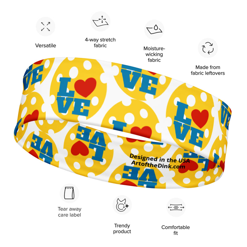 Pickleball Love Headband