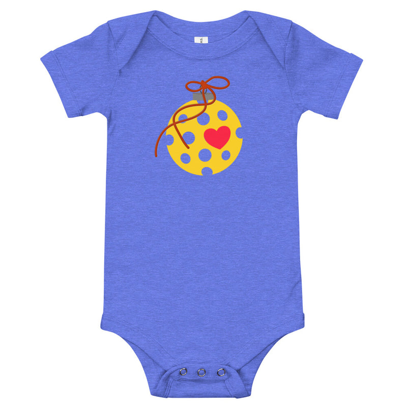 Holiday Pickleball Baby One Piece | Baby short sleeve one piece