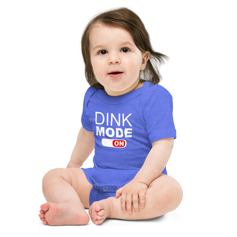 Dink Mode - On Pickleball Baby One Piece | Baby short sleeve one piece