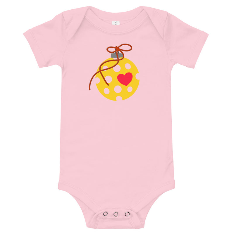 Holiday Pickleball Baby One Piece | Baby short sleeve one piece