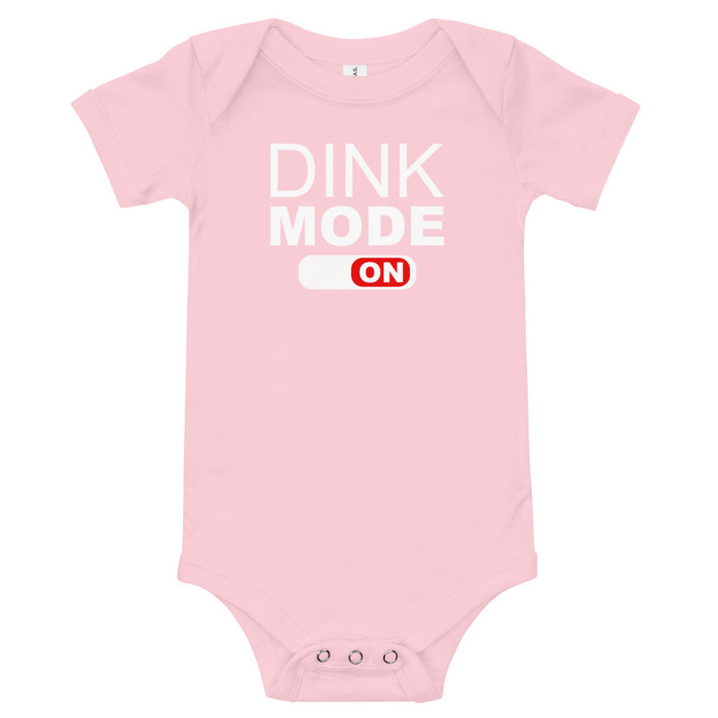 Dink Mode - On Pickleball Baby One Piece | Baby short sleeve one piece