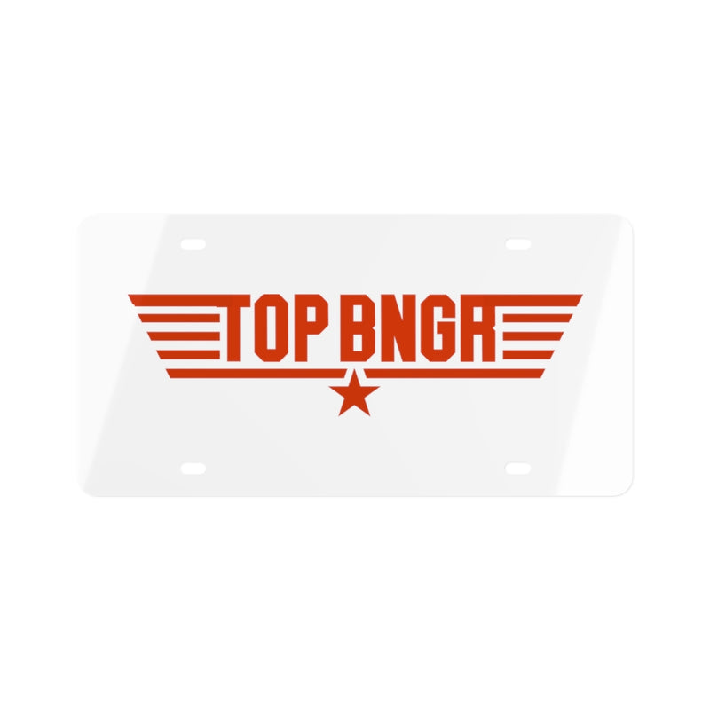 Top BNGR Pickleball License Plate