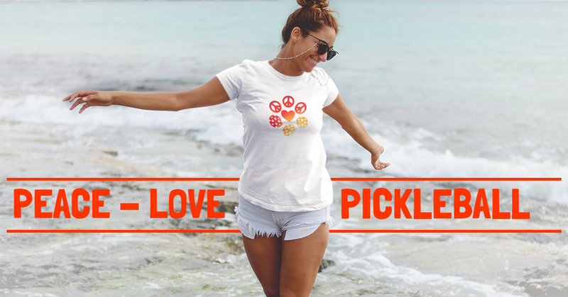 Peace - Love - Pickleball T-Shirt | Short-Sleeve Unisex T-Shirt