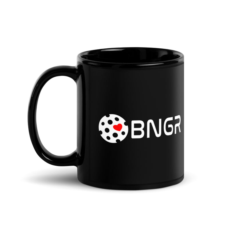 DNKR BNGR Pickleball Black Glossy Mug