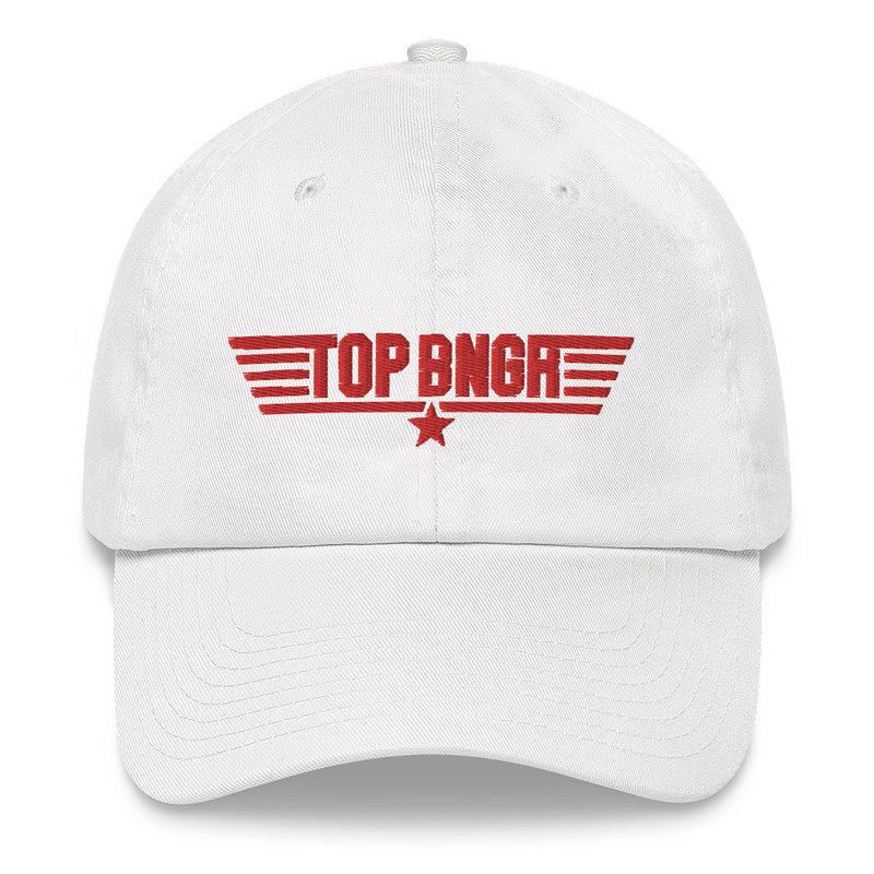 Top BNGR Pickleball Hat | White Baseball Cap