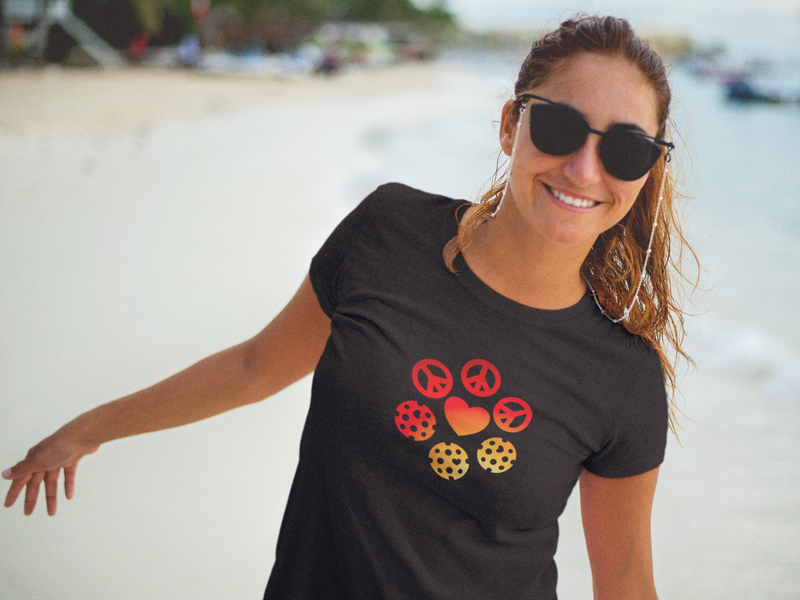 Peace - Love - Pickleball T-Shirt | Short-Sleeve Unisex T-Shirt