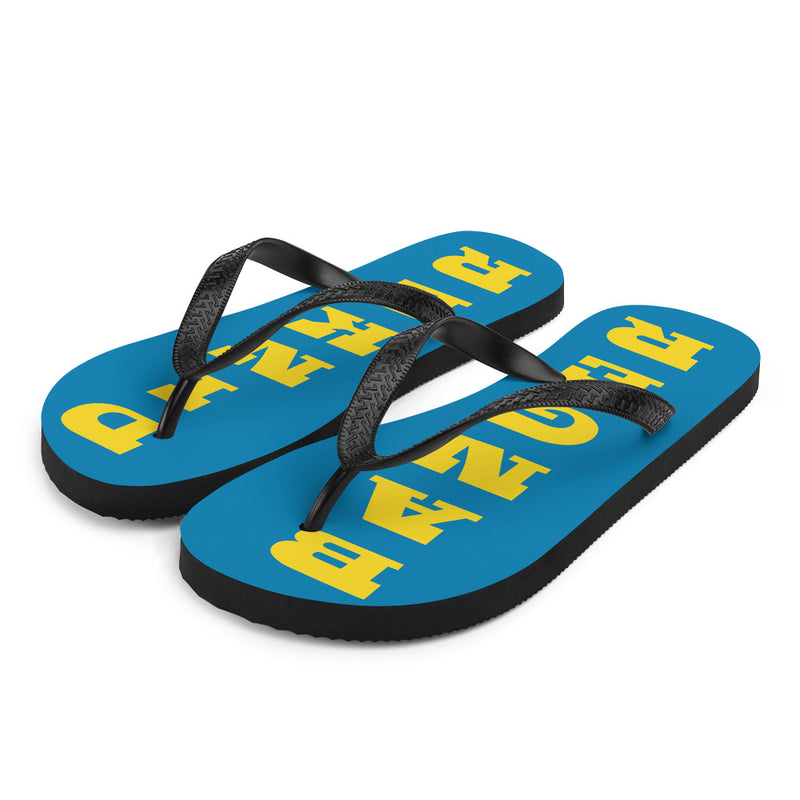 Poickleball Flip-Flops | Banger-Dinner Flip-Flops | Sizes S.M.L