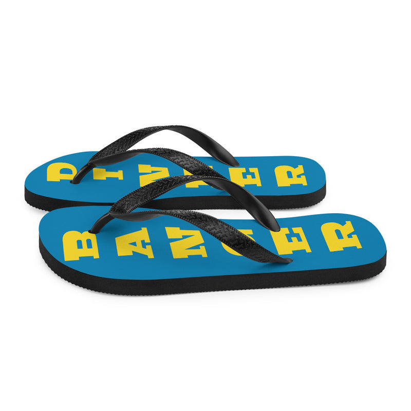 Poickleball Flip-Flops | Banger-Dinner Flip-Flops | Sizes S.M.L