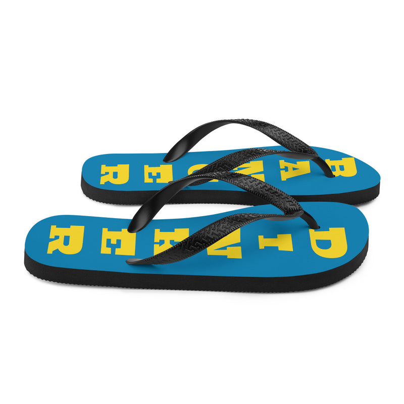 Poickleball Flip-Flops | Banger-Dinner Flip-Flops | Sizes S.M.L