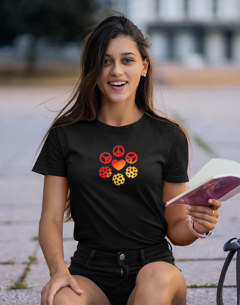 Peace - Love - Pickleball T-Shirt | Short-Sleeve Unisex T-Shirt