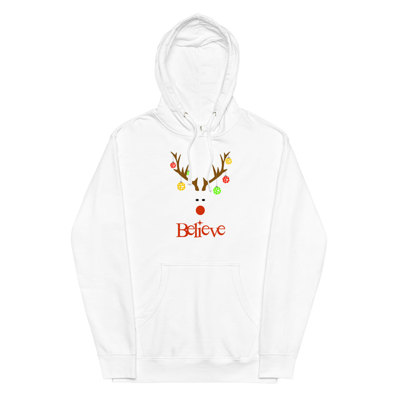 Believe Holiday Pickleball Hoodie | Unisex Midweight Hoodie