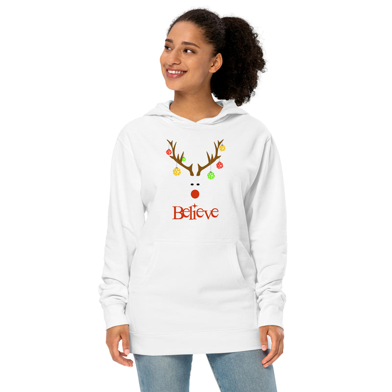 Believe Holiday Pickleball Hoodie | Unisex Midweight Hoodie