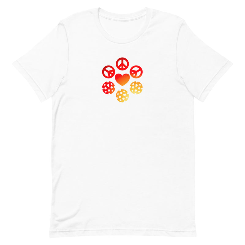 Peace - Love - Pickleball T-Shirt | Short-Sleeve Unisex T-Shirt