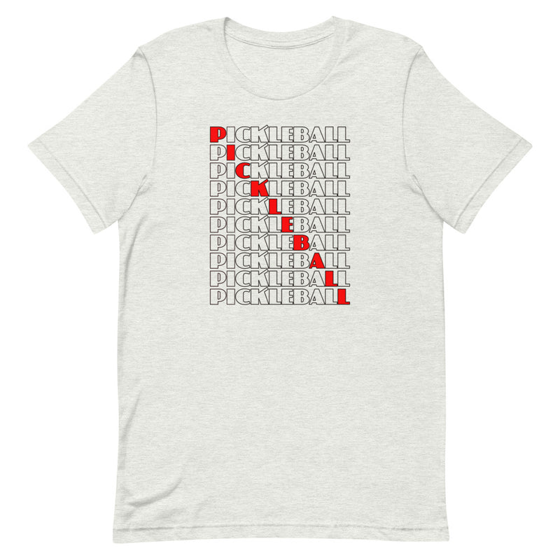 Pickleball Word Matrix T-Shirt | Short-Sleeve Unisex T-Shirt