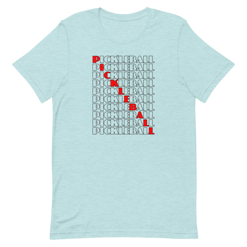 Pickleball Word Matrix T-Shirt | Short-Sleeve Unisex T-Shirt