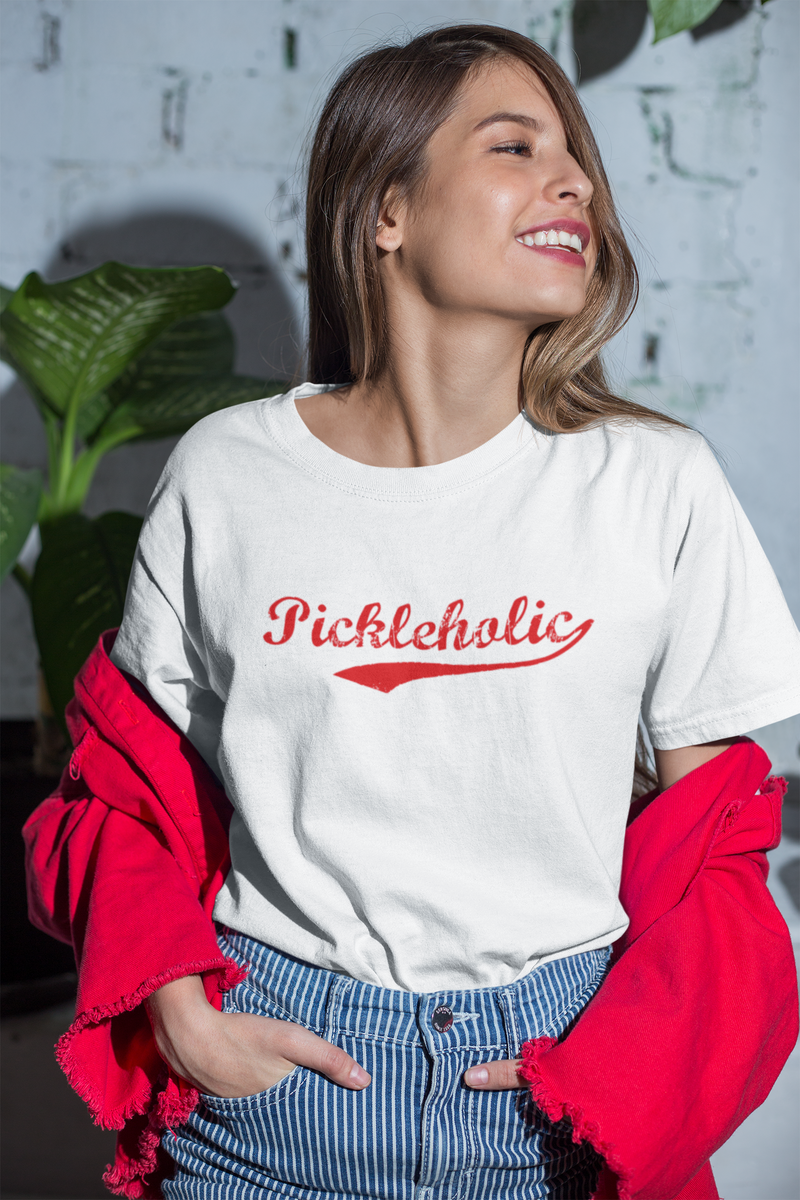 Pickleholic Pickleball T-Shirt | Short-Sleeve Unisex T-Shirt