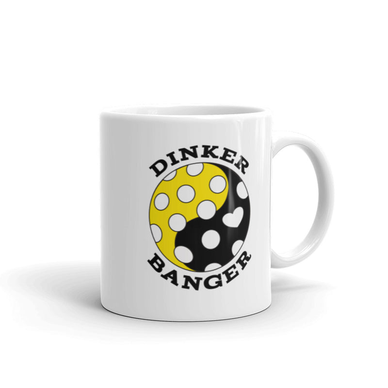 Pickleball Ying - Yang Mug | Dinker - Banger Mug | White Glossy Mug | 11oz & 15oz